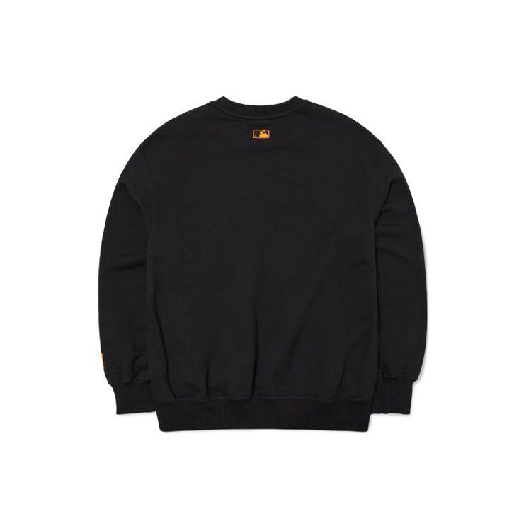 MLB Detroit Tigers Sweatshirts Unisex Black Crew Neck Moderate Regular 3AMTD0121-46BKS