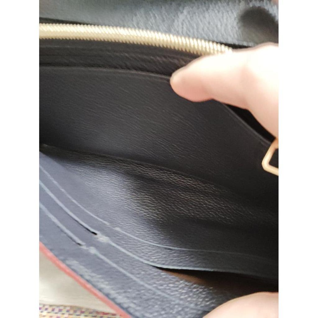 Used Louis Vuitton Monogram Empreinte Portefeuille Sarah Long Wallet