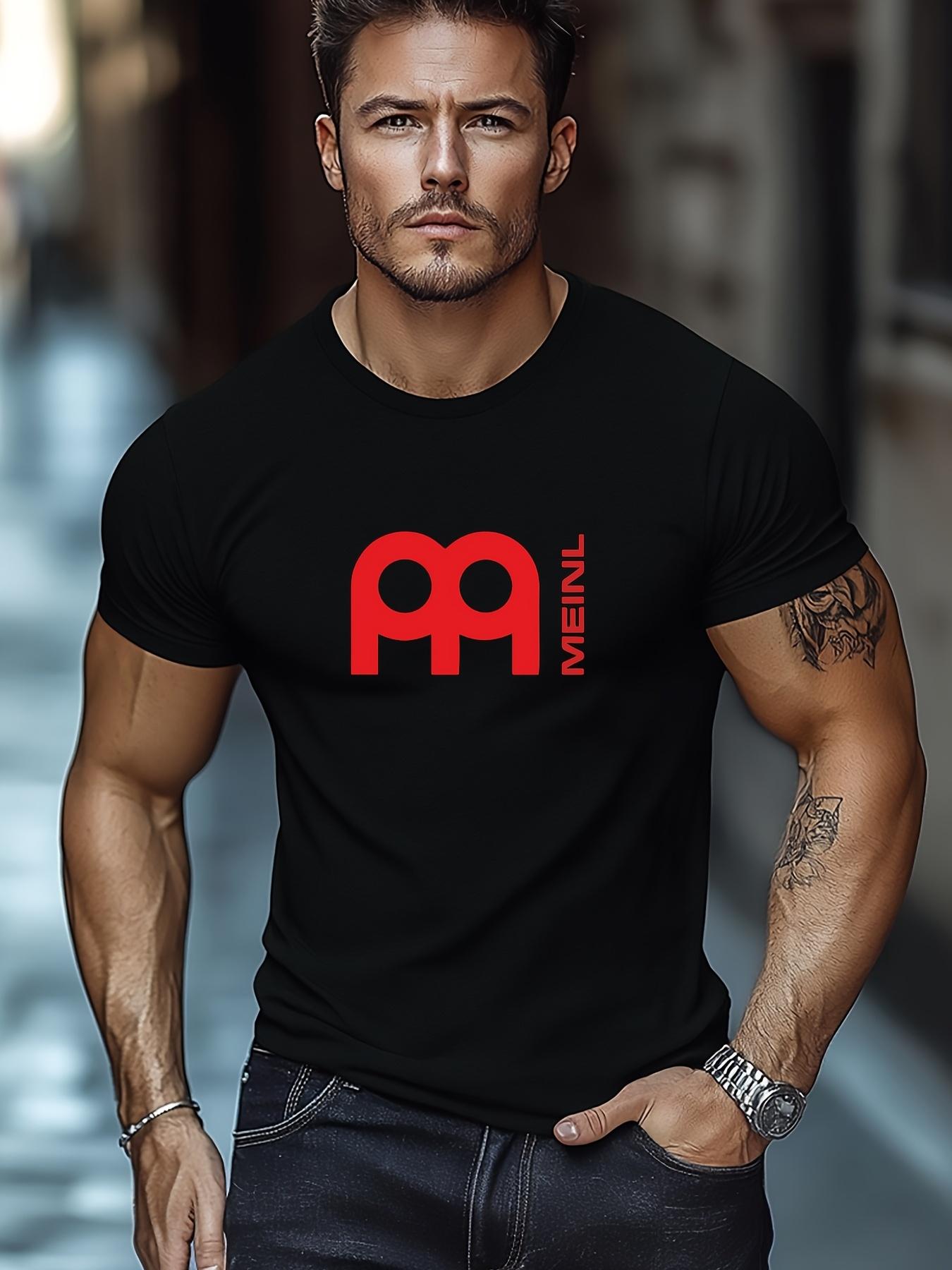 

European size Men s Pattern Summer Casual Crew Neck Short T-Shirt Comfortable Fashionable Tee Tops for Men Crew Neck Graphic Shirt for Men 4XL чорний