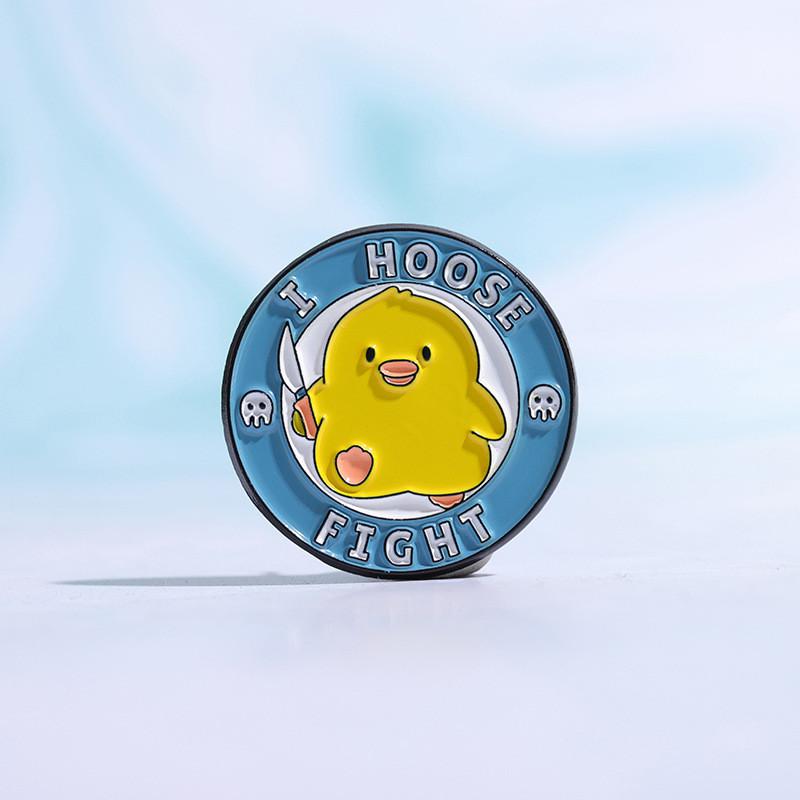 Cute Round Sloth Frog Brooch Alloy Badge Unique Design For Personalized Accessories