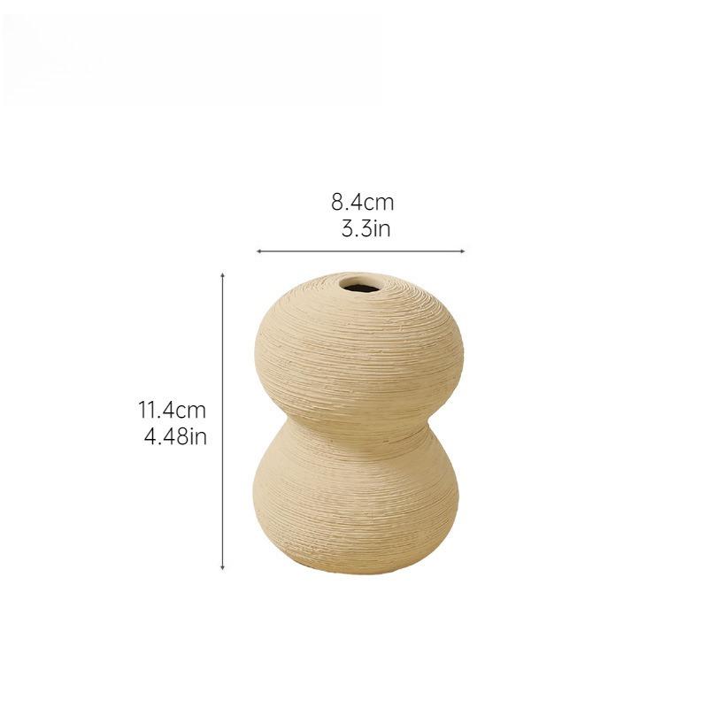 

Creative Ceramic Small Vase Ornament, Living Room Flower Arrangement, Home Entrance Dining Table Retro Art Decoration
