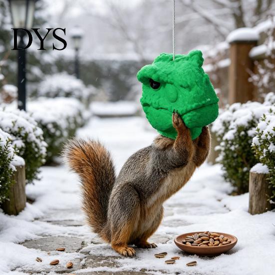 Backyard Paradise Feeding Tool Dinosaur Head Squirrel Feeder, Outside Hanging Funny Dino Face Feeder Face, Garden Wild for Patio Decor Easy Fill