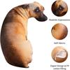 50cm Cute Simulation Dog Plush Toy 3D Printing Stuffed Animal Dog Plush Pillow Stuffed Cartoon Cushion Kids Doll Home Decro Gift