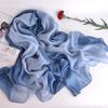 Season Solid Color Gradual Change Color Mulberry Silk Silk Scarf Women, Color Matching Women'S Scarf Shawl Yarn Beach Towel