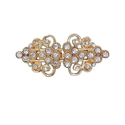 Strass-Kleiderclip aus Wolle, Clip, Eckschnalle aus Legierung, Kragenclip, Schalclip, europäischer und amerikanischer Taillenclip, feste Brosche