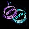 LMN1 2026 Hot VOLKSWAGEN Car LED Luminous Water Cup Holder Mat For Volkswagen VW GTD Golf 5 6 8 GTI MK6 Passat Jetta Tiguan Polo Beet