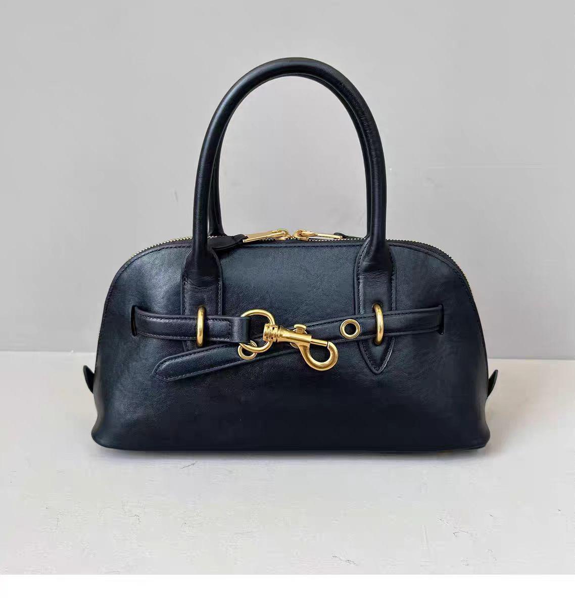 

Miu Aventure Ретро кожаный портфель и сумка