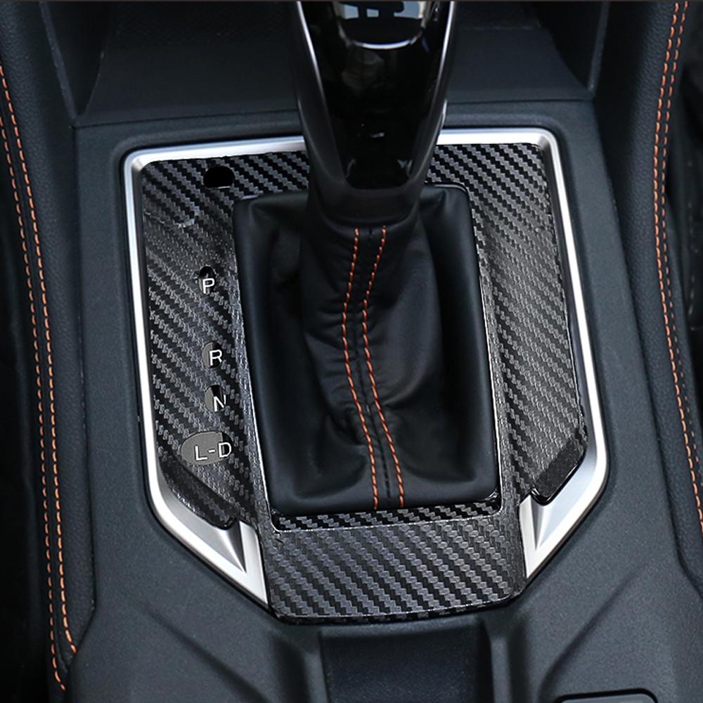 

Car Carbon Fiber Central Control Shift Panel Decor Stickers Auto Interior Accessories For Subaru XV Crosstrek GT 2018-2026