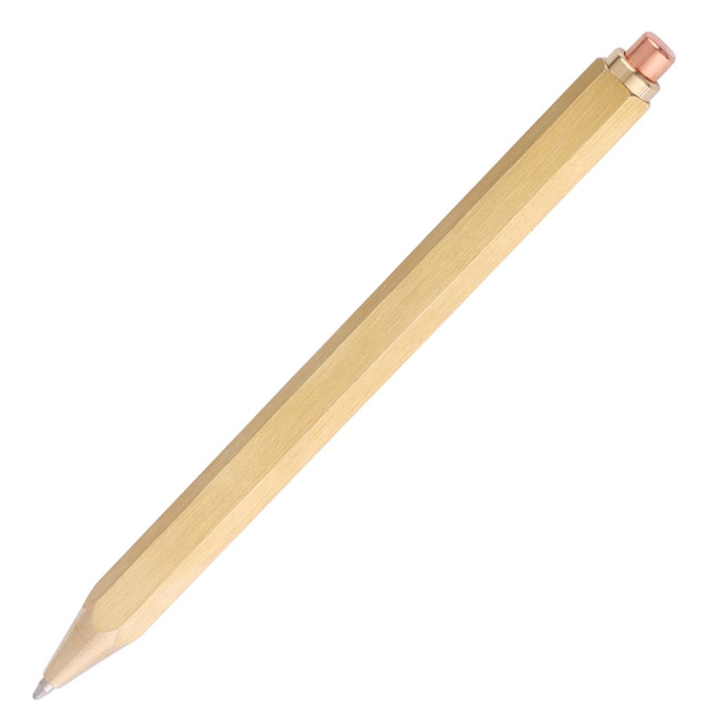 1PC Copper Brass Pen Spring Ballpoint Pen Writing Stationery   Supplies