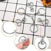 20pcs Set Heart Shaped Lobster Clasp Keyring Multi-Purpose Lanyard Accessories  for DIY Crafts