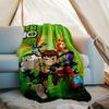 1pc Ben10 Theme Blanket - Digital Print, Polyester, Cozy for All Seasons, Perfect for Outdoor, Camping, and Travel