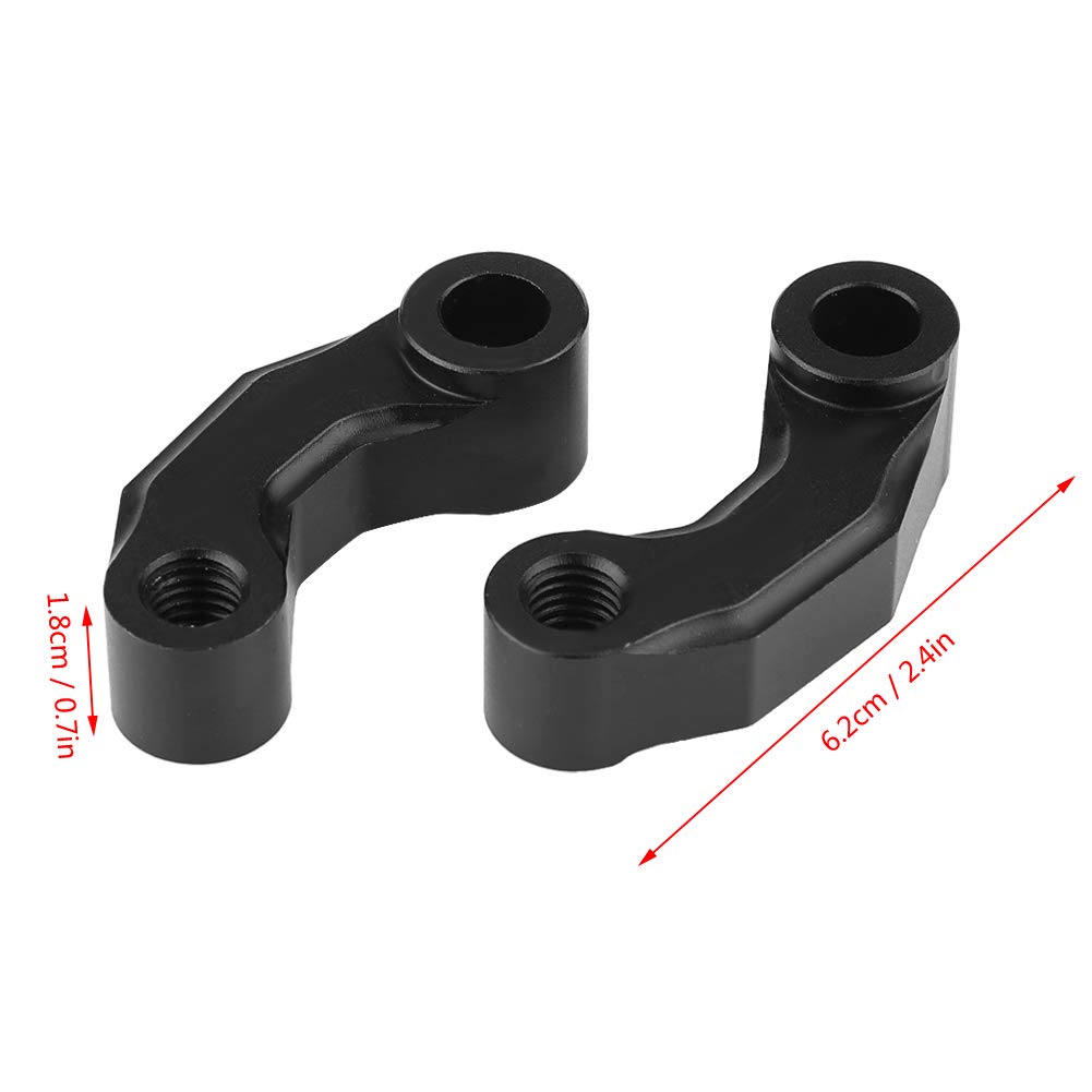 Mirror Riser Adapter, Motorcycle Mirror Mount Riser Extender Adapter, Motorcycle Mirror Riser Extension Bracket