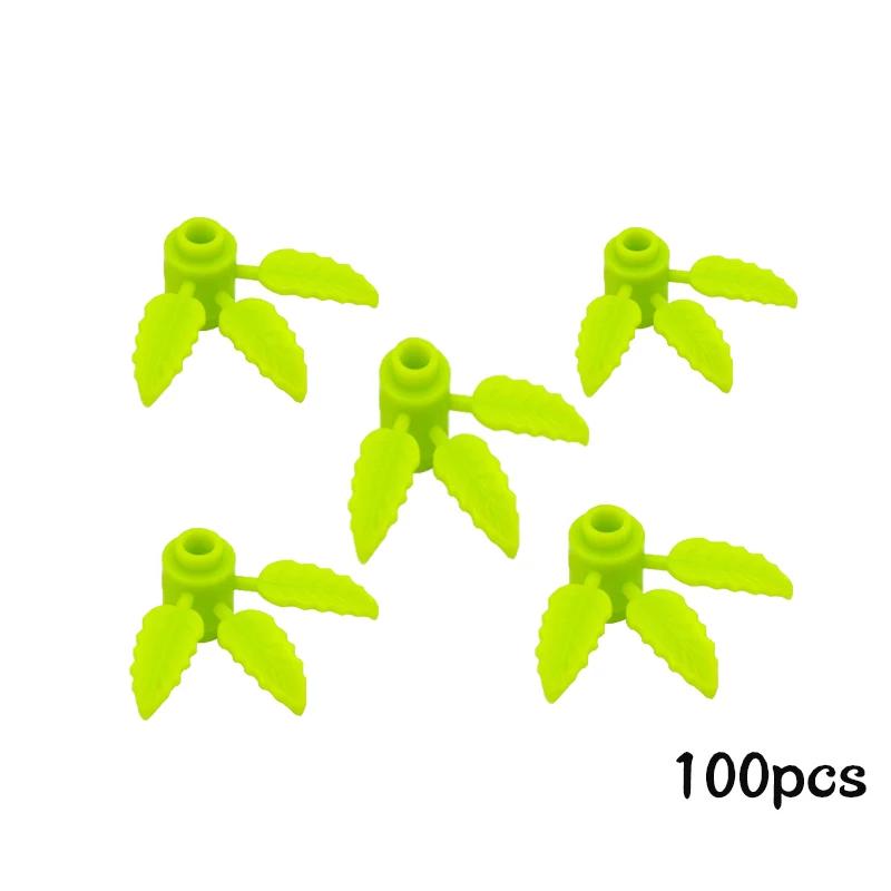 Non-Toxic Moc Building Blocks Plant Bush Tree Flower Grass Diy Buildingparts Creative Bricks 2417 2423 4727 6255 30176 33291 32607 Toys