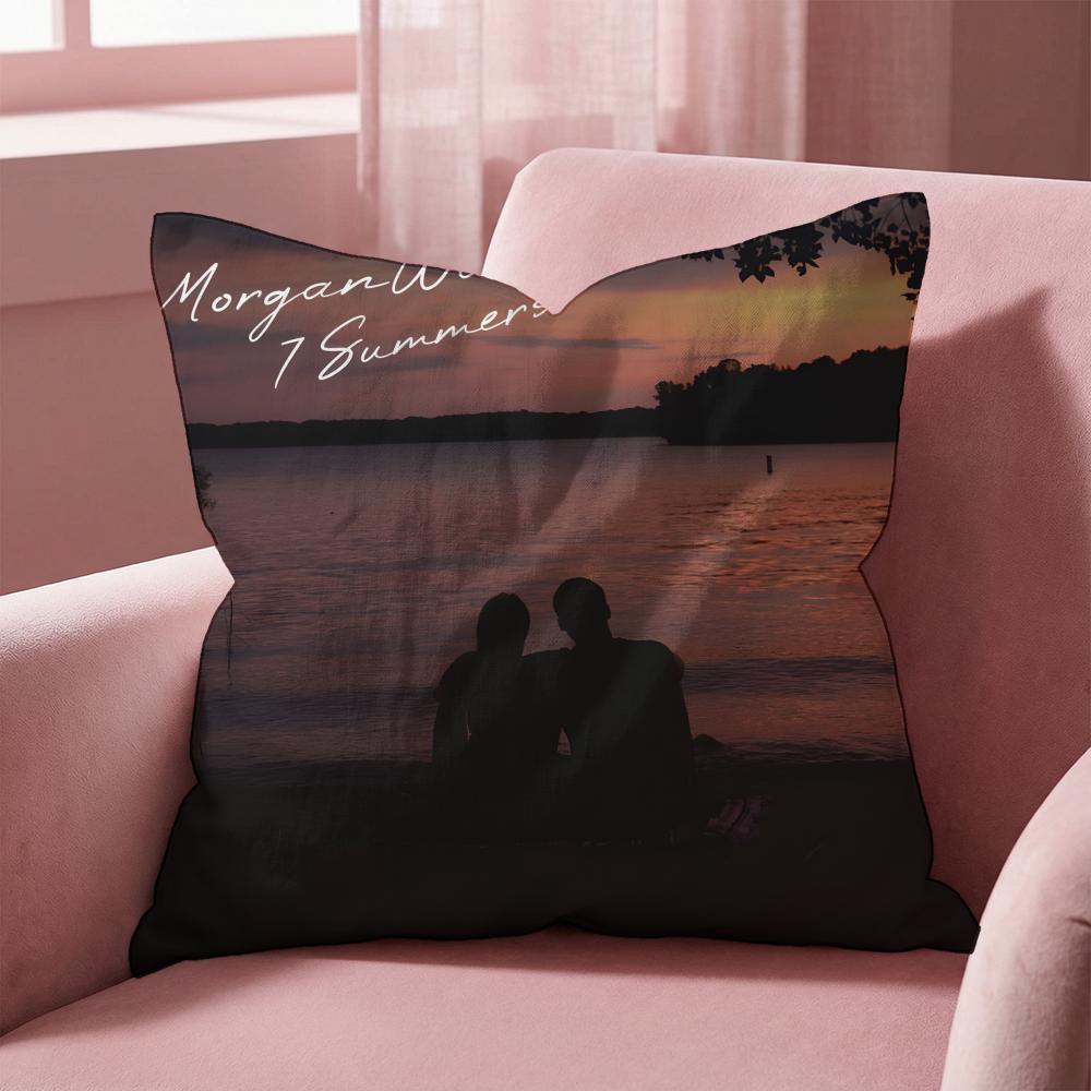 Morgan Wallen Cushion Cover Multi-Scene Pillow Cover for Home & Car - Reversible, Soft & Durable for Daily Use