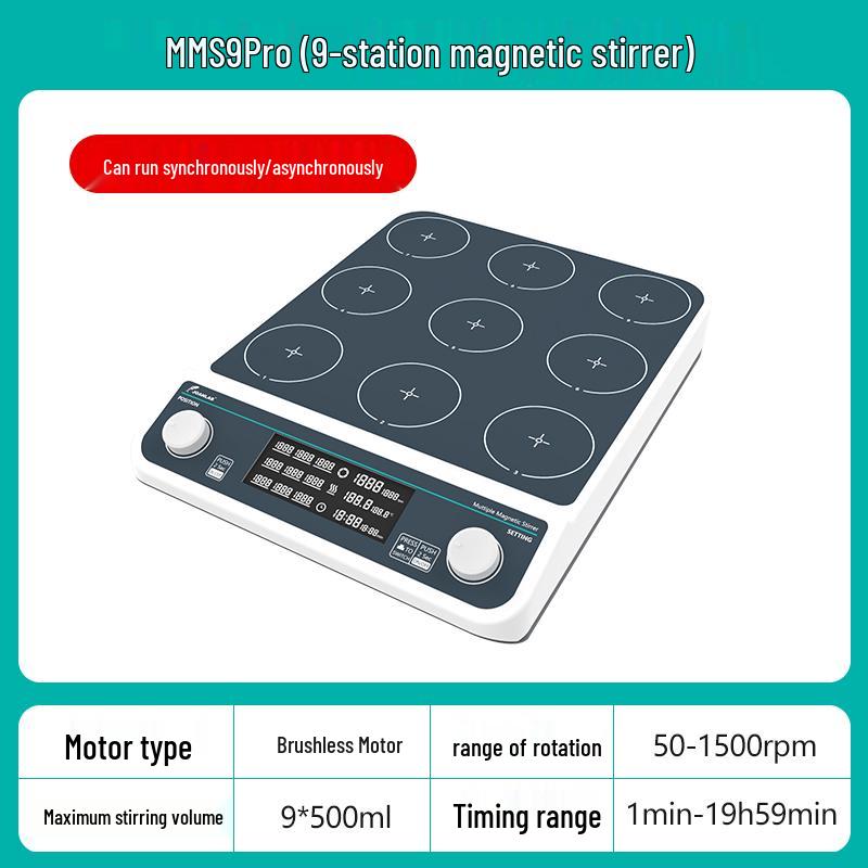 Digital Magnetic Stirrer with Temperature Control and Heating Platform