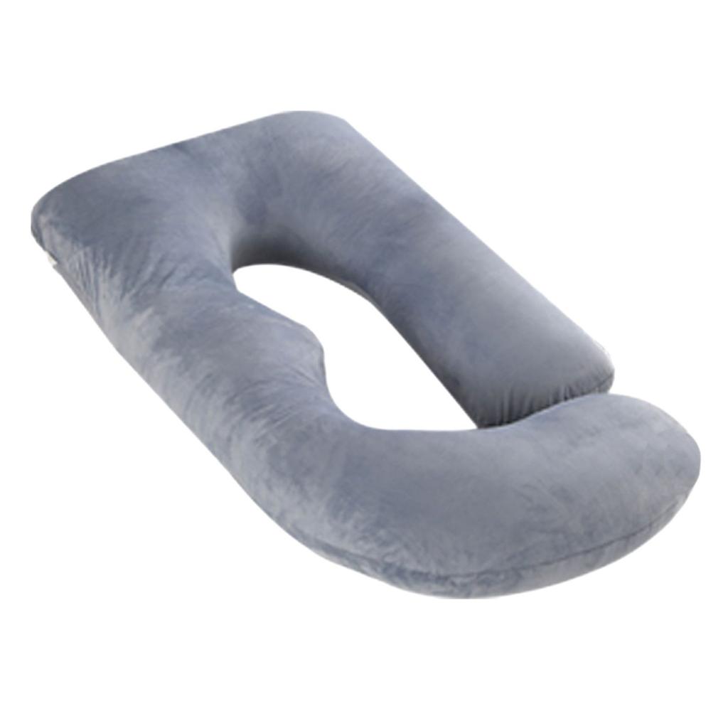 J-Shaped Maternity Body Pillow for Pregnant Women Side Sleeper Waist Support Removable Washable Cover Multifunctional Sleeping Aid