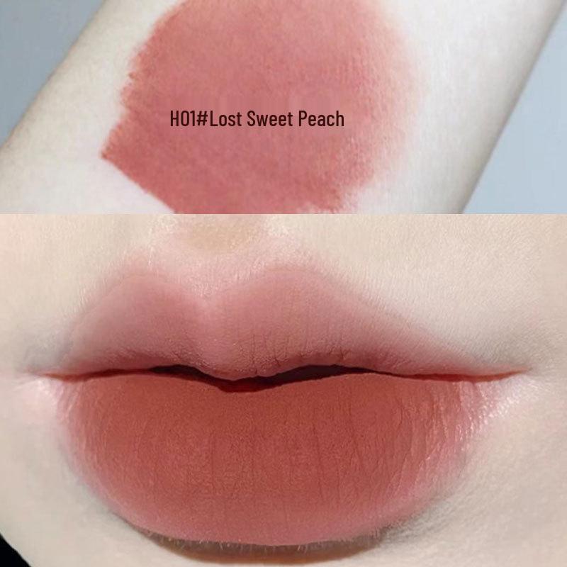 HERORANGE Velvet Matte Lip Glaze - Rich Pigment in Milk Tea Shade