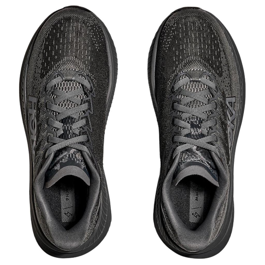 Hoka One One Mach 6 Minimalistisch Bequem Rutschfest Low-Top Trainings-Renn-Laufschuhe Damen Sneaker Schwarz 1147810-BBLC