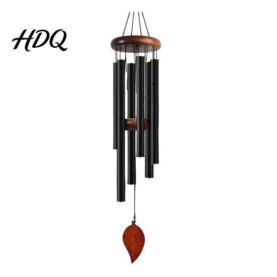 Clear Sound Wind Chime Metal with 6 Aluminum Tubes Garden Hanging Chimes