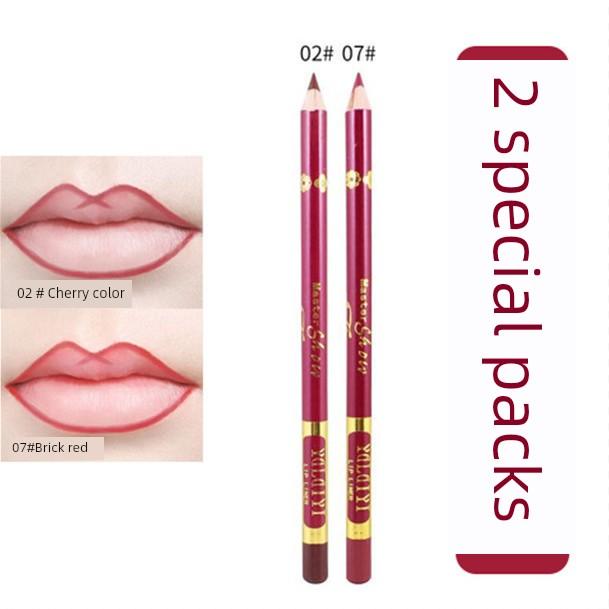 Lip Liner Waterproof Long-Lasting Non-Stick Non-Fading Genuine Lipstick Pen Matte Finish Easy to Apply