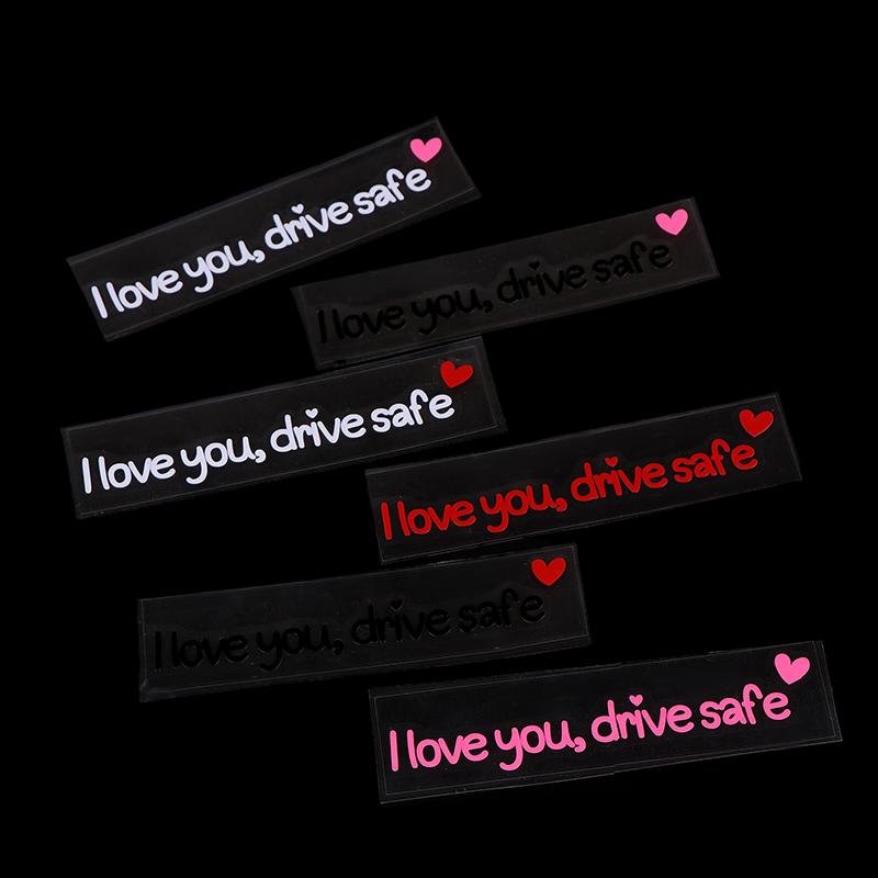 I Love You Drive Safe Car Mirror Stickers Affectionate Reminder Heartfelt Safety Reminder For Women Drivers Car Interior Sticker