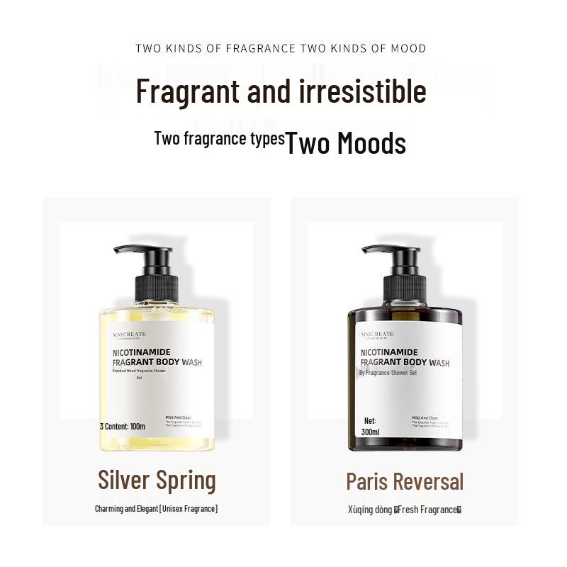 Jianmei Chuangyan Niacinamide Shower Gel: Hydrating & Moisturizing Full Body Lotion with Long-Lasting Women's Fragrance