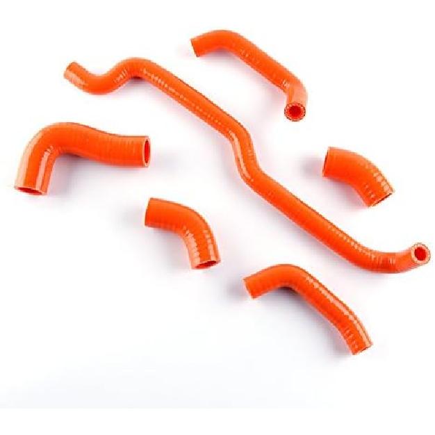 Compatible With Kawasaki Vulcan 900 VN900 2007 2008 2009 Silicone Radiator Hose Coolant Pipe Kits (red)