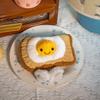 Fried Egg Cute Toast Cartoon Food Plush Toy Doll For Gifts And Room Decoration