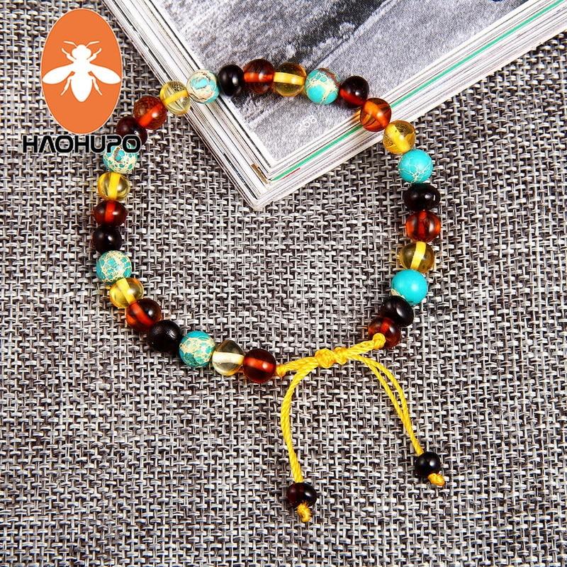 10 Color Baby Adult Amber Bracelet Anklet Natural Amethyst Gems 100 %Genuine Original Adjustable Jewelry