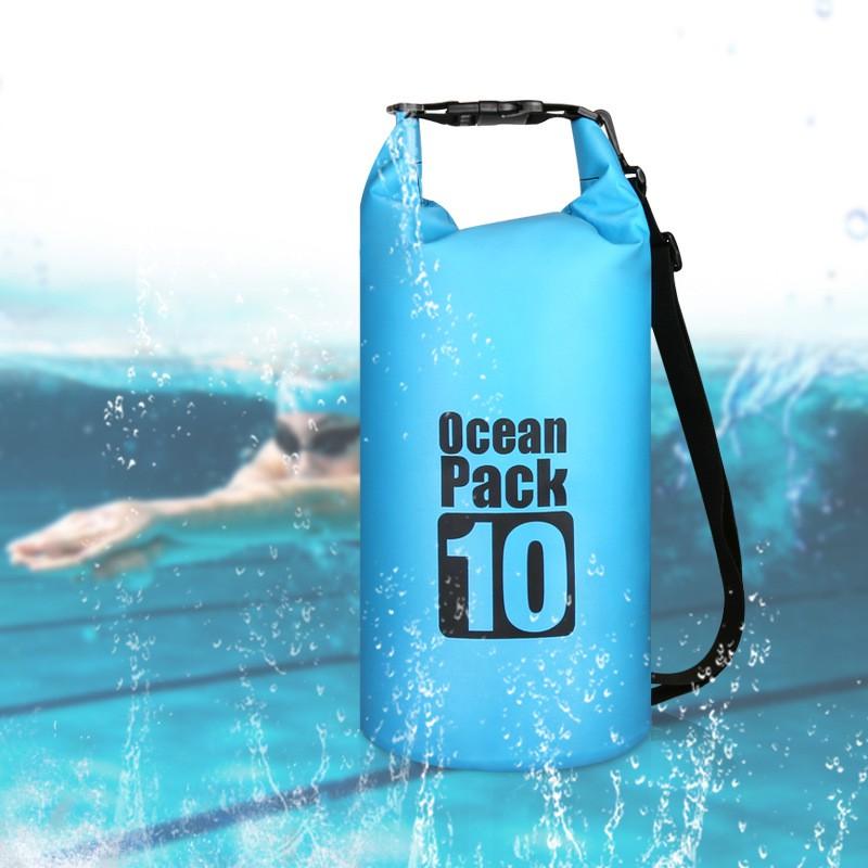 PVC Waterproof Dry Bag Bucket Backpack Beach Swimming Hiking Camping Outdoor Sports 2L-30L