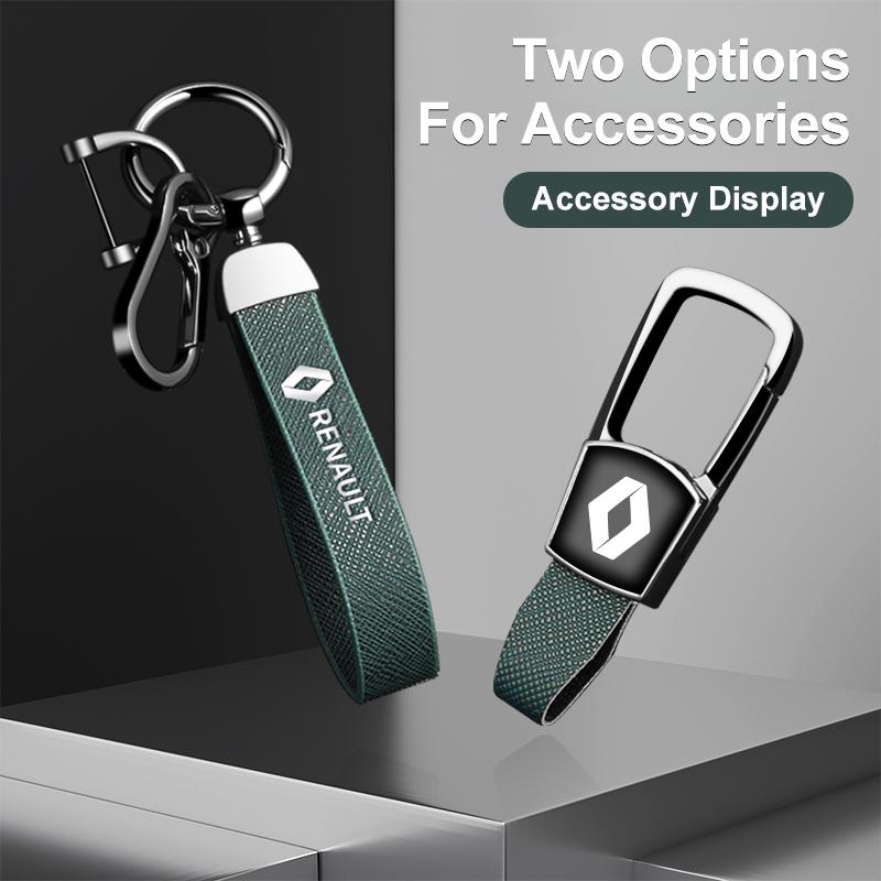 For Renault 2026 New Hub Caps Leather Car Key Cover for Renault Austral Kadjar Clio Megane Captur Arrana Kolaos Zoe Scenic Dacia