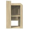 Vidaxl Biurko, Dąb Sonoma, 103,5X56,5X94 Cm, Materiał Drewnopochodny