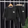 Elegante set felpa coreana primavera/autunno 2025 per ragazzi e ragazze