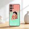 Cartoon Warm S-Steven U-Universe Phone Case For Samsung S26,S25,S24,S21,S22,S23,S30,Ultra,S20,FE,Lite,10,9,Black Cover