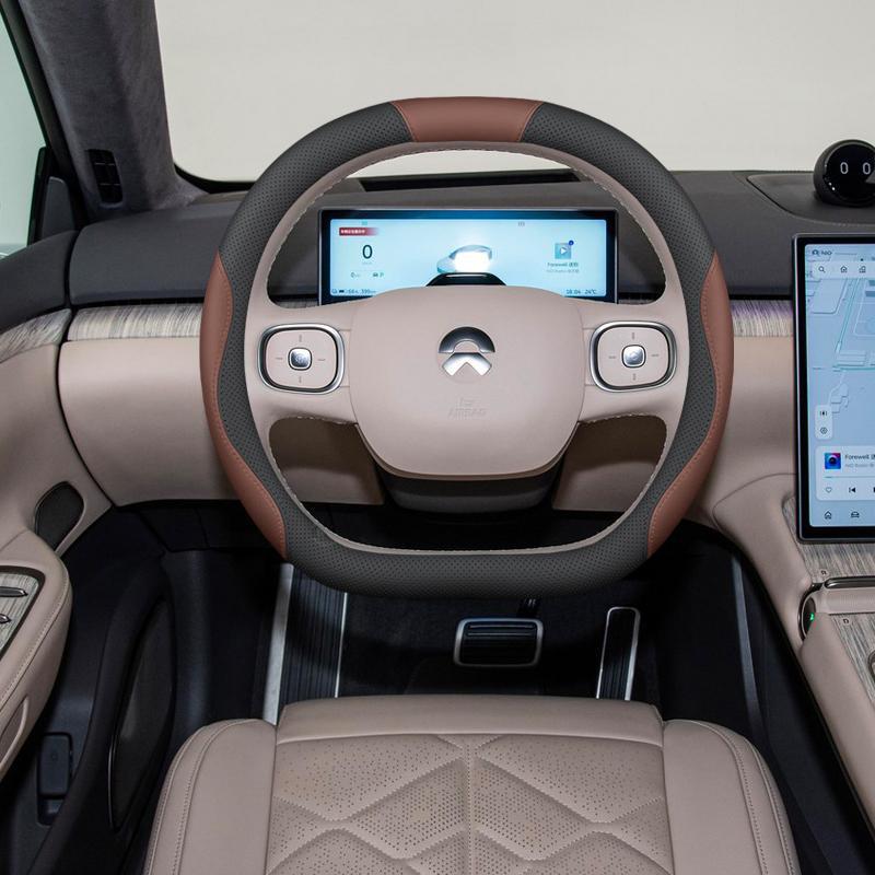 All-Season Genuine Leather Steering Wheel Cover for NIO ES6/EC6/ES8/ET7