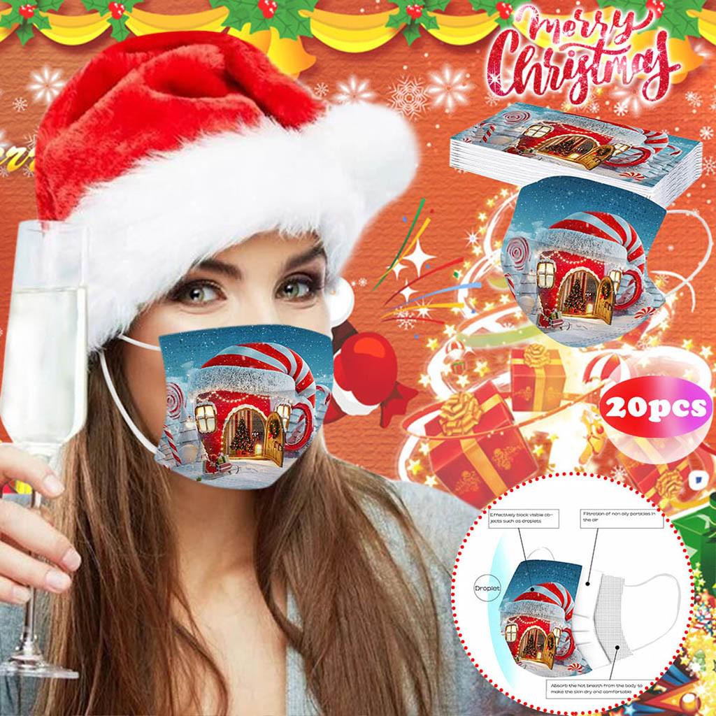 Adult s Mask Disposable High Quality Mask Industrial 3Ply Earhook 20PC