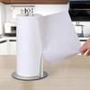 Kitchen Paper Towel Holder Stainless Steel Kitchen Roll Dispenser Countertop Roll Organizer with Weighted Base for Kitchen