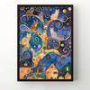 Gustav Klimt Woman Print Poster Gustav Klimt Inspired Art Prints Gustav Klimt Home Decor Vintage Poster Klimt Lady Portrait Art