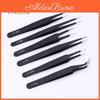 Antistatic Steel 6pcs Maintenance Carbon Repair Safe Tweezers Durable Tool Set Cars Accessory