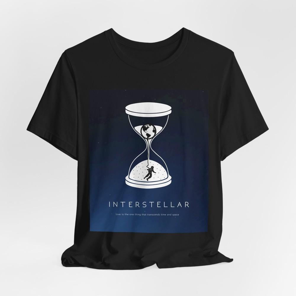 Interstellar Time Traveler Tee SciFi Graphic Unisex T Shirt for Dreamers S