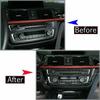 Carbon Fiber CD Air Conditioning Button Frame Suitable For BMW 3 Series F30 F31 F32 F33 F34 F36 F80 F82 M3 M4 2012-2018