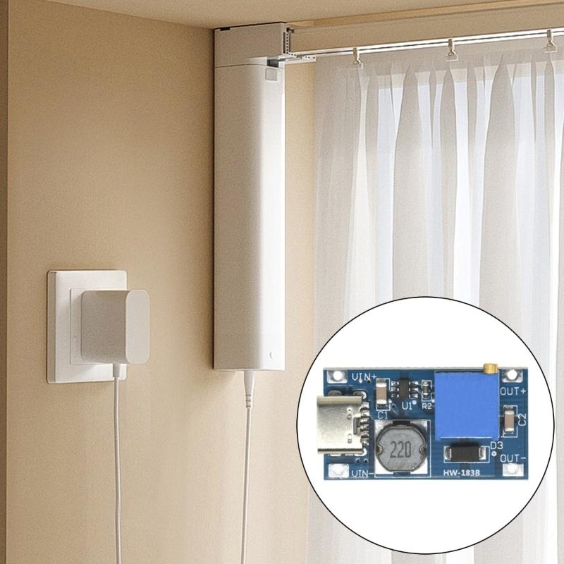High Efficiency Micros/TYPE C DCBoost Converters Module 2A Output with USB Type C or Micros Interfaces 2V-24V Input
