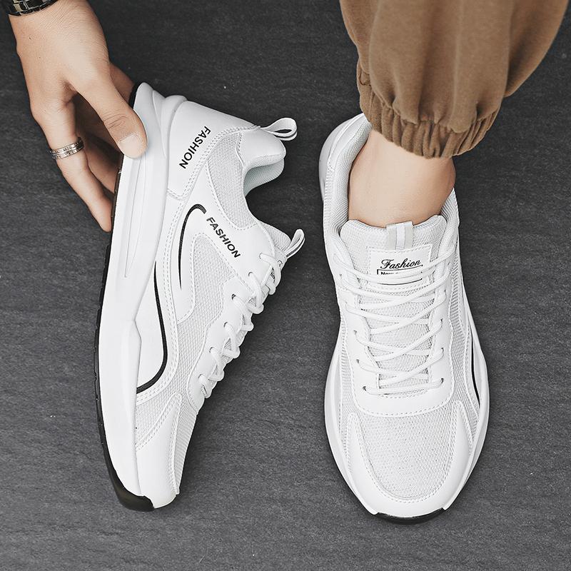 

Men’s White Black Grey Sports Shoes Casual Basketball Shoes Students Running Sneakers Skateboard Shoes Over Sized 46 47 EU: 39 белый