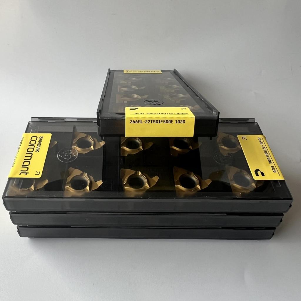 Sandvik / 266RL-22TR01F500E 1020 / Original Swedish Hard Alloy Blade 10 Pcs