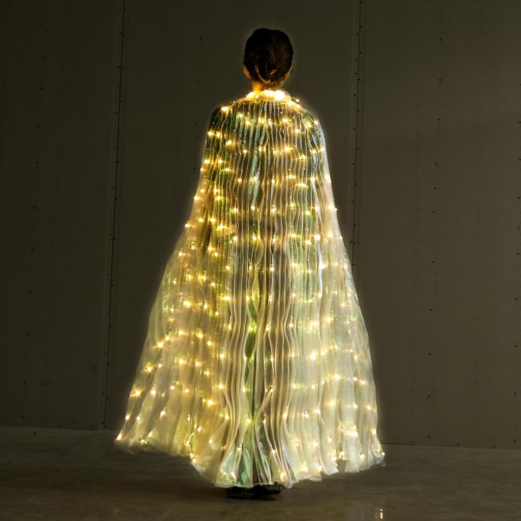 LED Luminous Butterfly Wings - Belly Dance, Fairy Costume, Catwalk Fluorescent Cloak