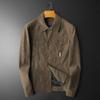 Leather jacket autumn and winter new trend handsome PU leather jacket lapel jacket men's fashion top