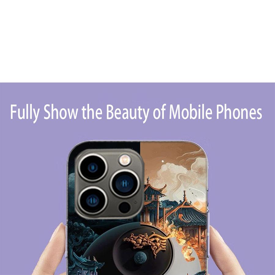 Balance of Elements The Eternal Yin-Yang Phone Case For Iphone 17 Air 15 Pro 14 Plus 16 Pro Max 12 13 Mini 11 16E X XS Cover Cut