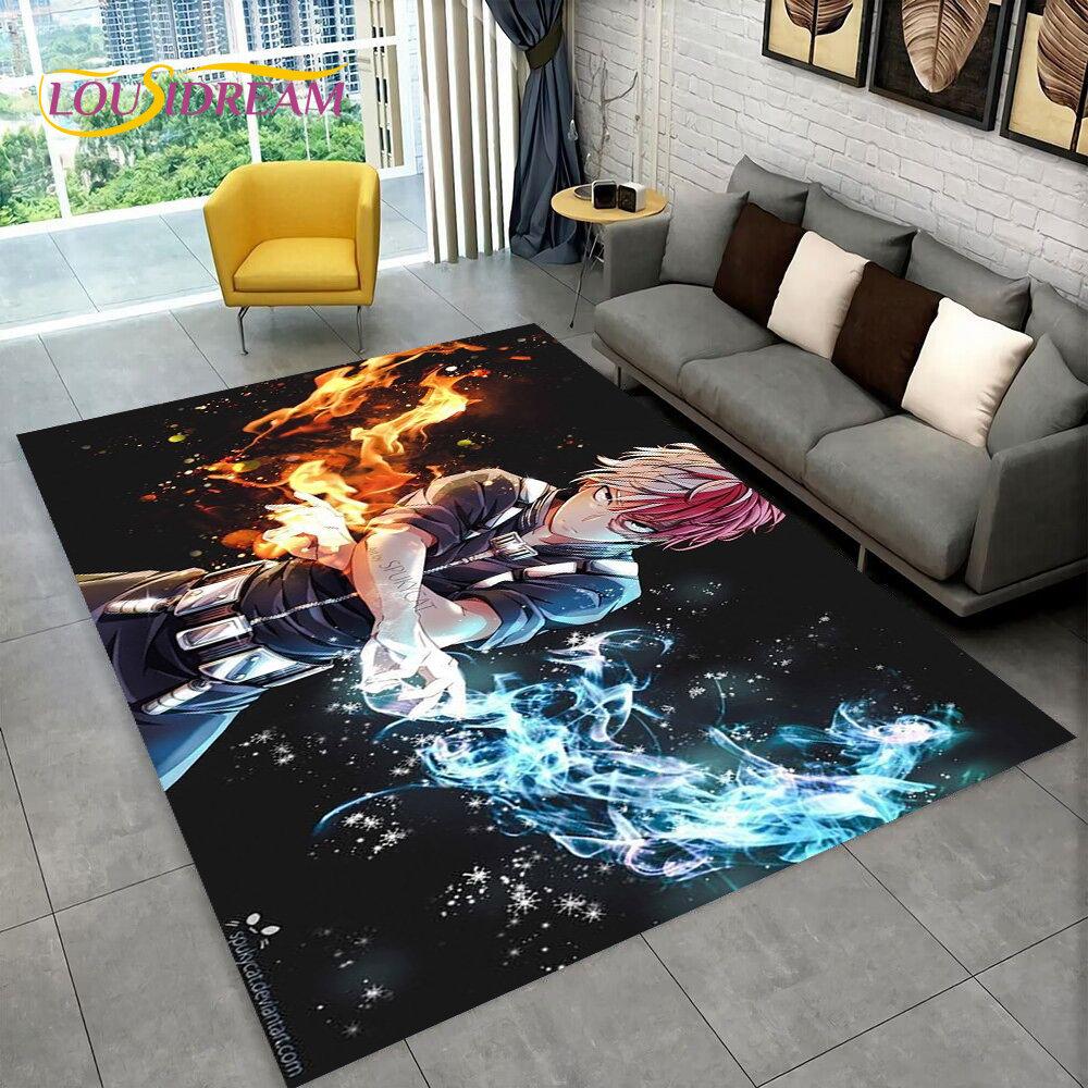 My Hero Academia, Japan Anime Area Rug,Carpets Rug for Living Room Bedroom Sofa Doormat Decoration,Kids Play Non-slip Floor Mat