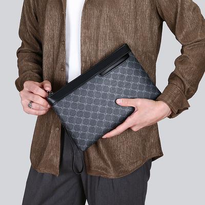 Lüks Tasarım İş Adamları Günlük El Çantası Dayanıklı Yumuşak PU Deri Para Kesesi Çanta Moda Erkek Kartlık Kılıfı Telefon El Çantaları