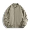 Men's Solid Color Baseball Jacket Retro Casual Sports Loose Thin Jacket